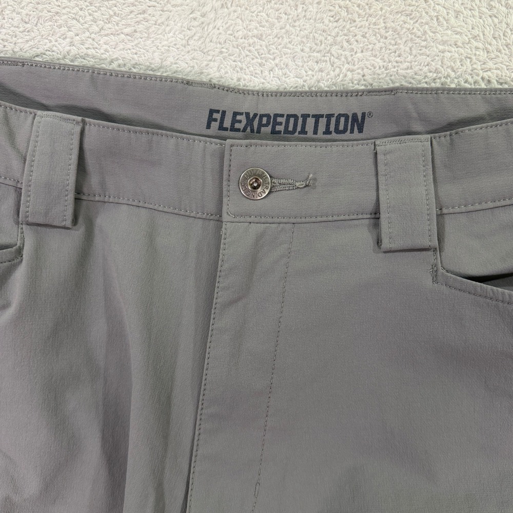 Duluth Mens 38x30 Flexpedition Pants Adult Gray Relaxed Fit Cargo Hiking Outdoor - Picture 4 of 10
